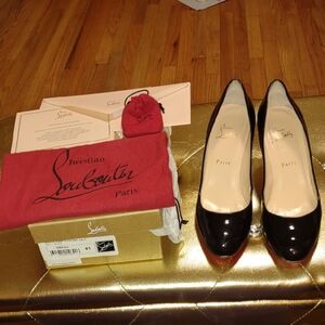 SOLD***Christian Louboutin Black Patent Heels***SOLD
